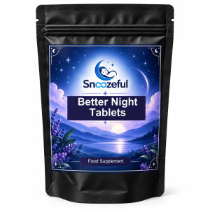 Snoozeful Better Night Tablets black pouch