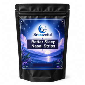 Snoozeful Better Sleep Nasal Strips black pouch